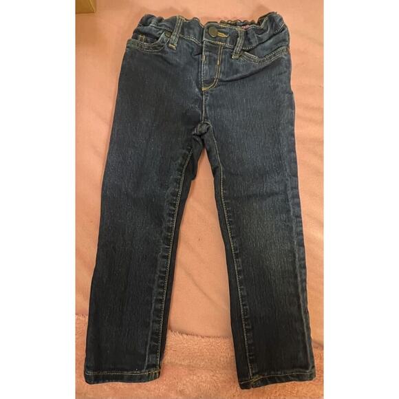 -PANTS GIRLS Children’s Place Supper Skinny Blue Jeans Size 4 Adjustable Waist - Picture 1 of 8